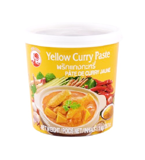 Yellow curry paste Cock Brand 1 Kg.